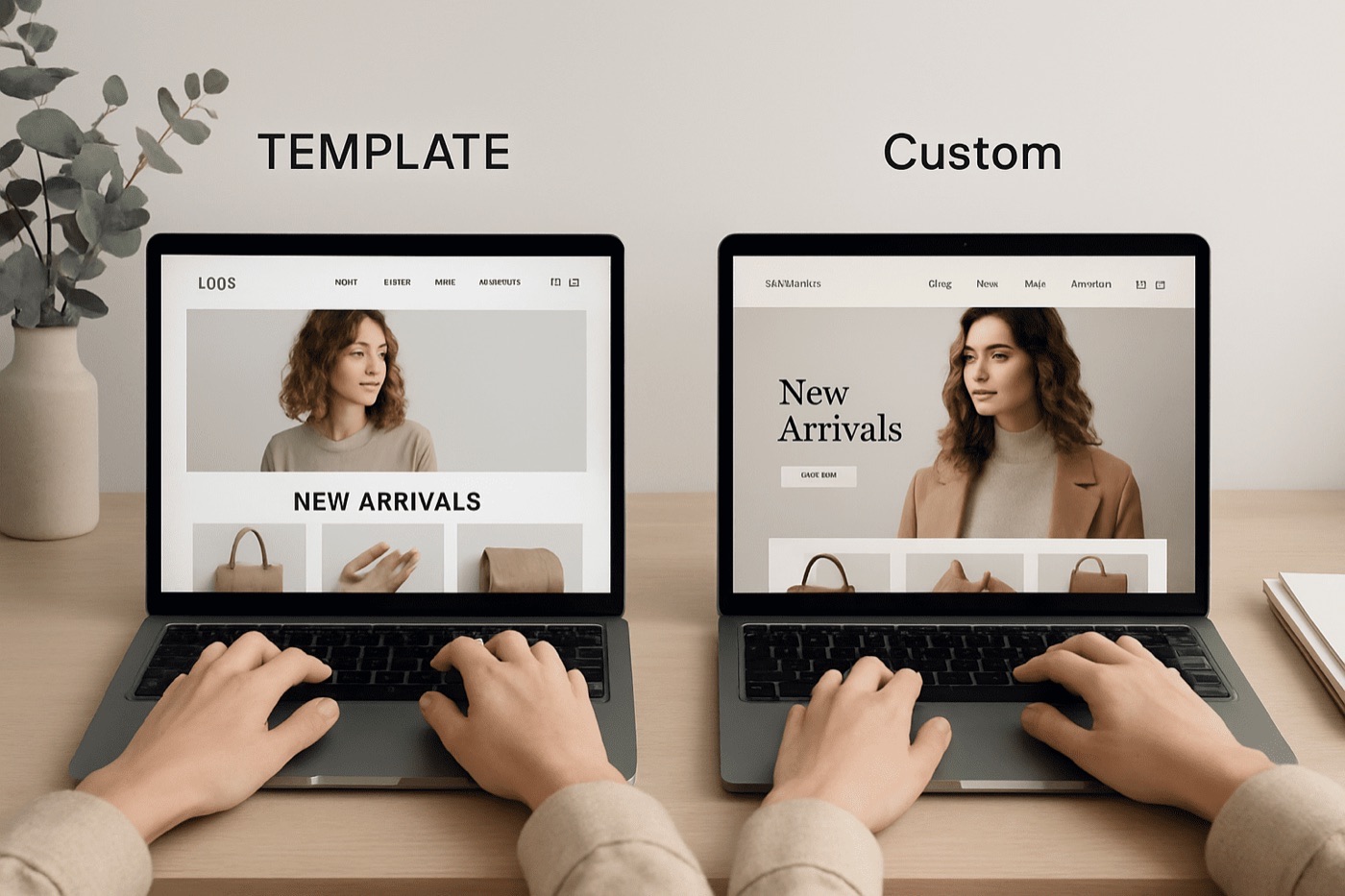 Build vs. Buy: Should Your Ecommerce Business Use a Free Template or Custom Web Design?